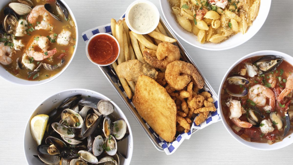 A sampler of seafood offerings from our Kettlefish seafood restaurant in Silverdale and Gig Harbor